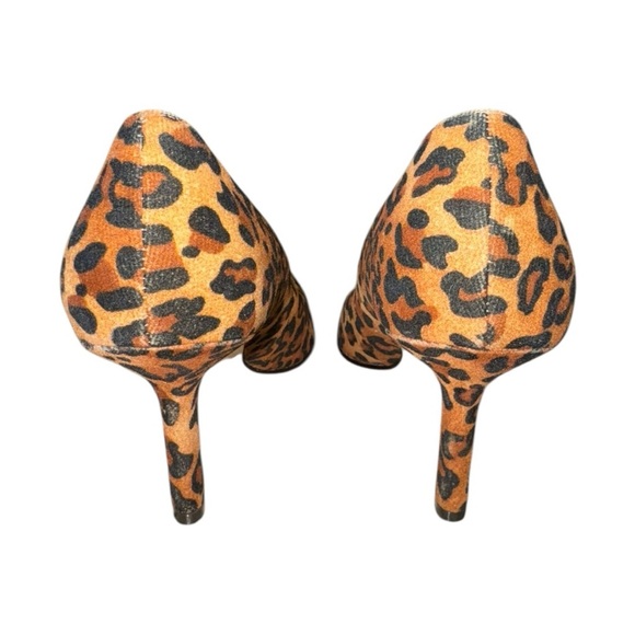 Karen Scott Leopard Heels – Size 5.5 – Chic Statement Pumps – Wild & Refined - Picture 3 of 6